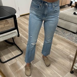 GAP Ankle Flare High Rise Jeans